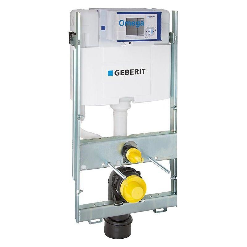 Gis Wand WC Geberit 100cm mit Spülkasten Omega Bet von oben vorne Gis Wand WC Geberit 100cm mit Spülkasten Omega Bet von oben vorne